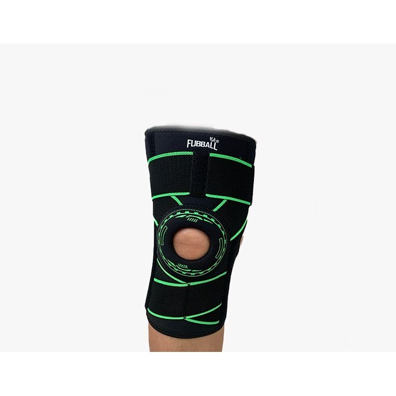 FUBBALL - RODILLERA COMPRESORA ELÁSTICA PARA LESIONES FUBBALL GREEN