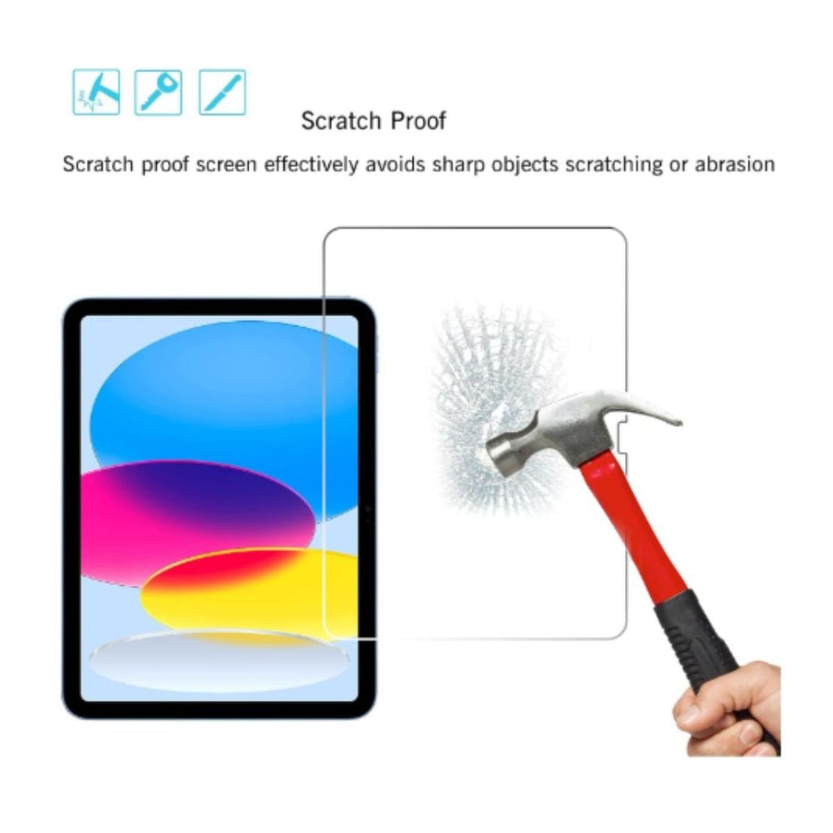 GENERICO - Mica protectora de pantalla para IPAD 1 2 3