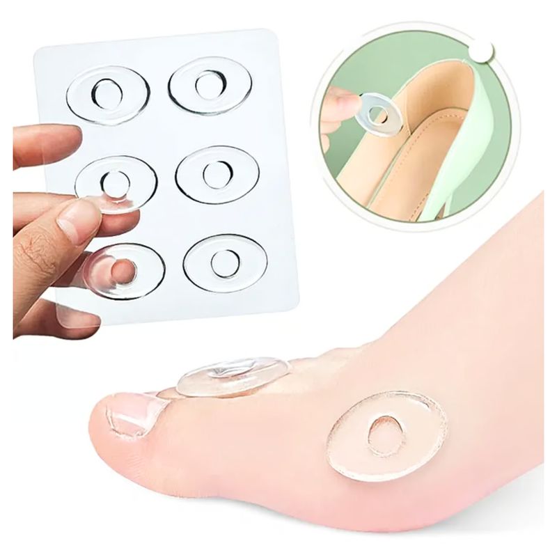 GENERICO - 6 Almohadillas de Gel Plantilla de Protección