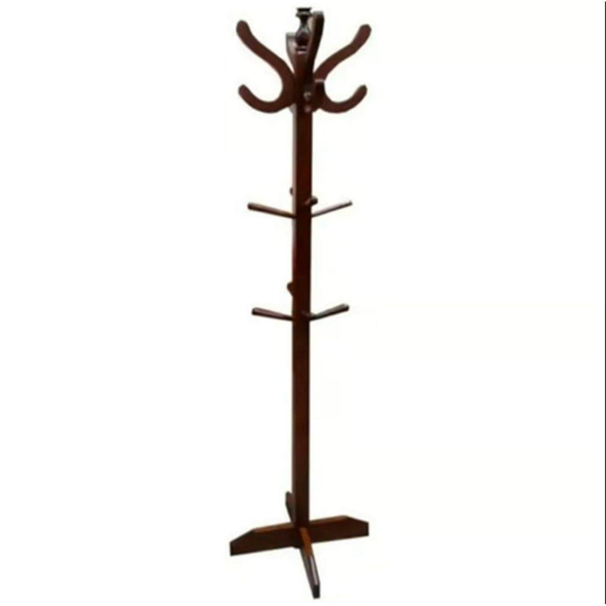 GENERICO - Perchero de pie colgador de entrada sala dormitorio oficina de madera