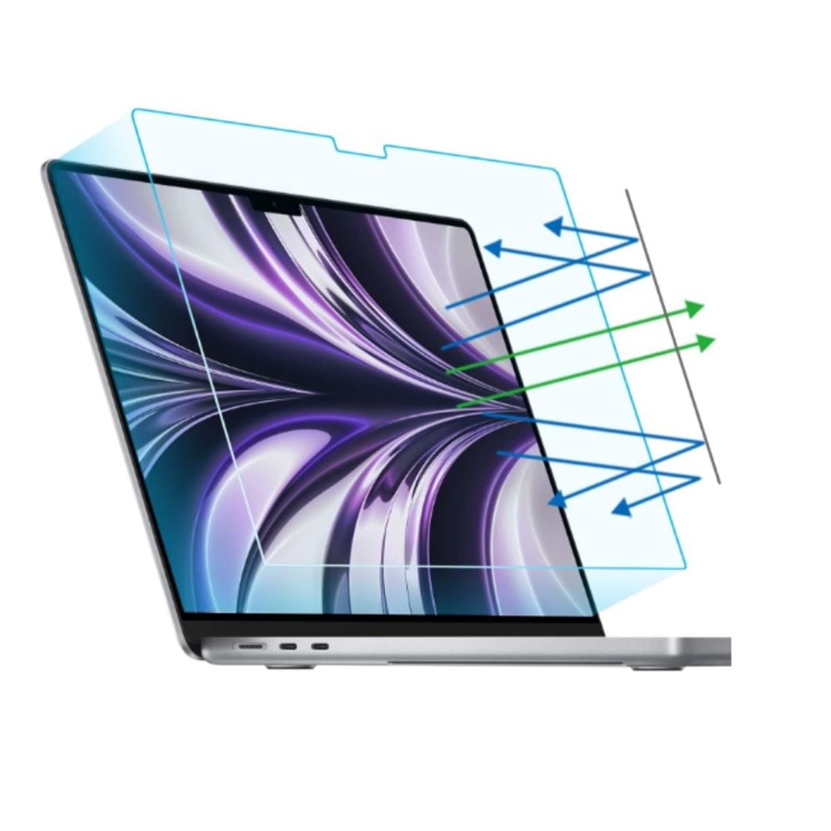 GENERICO - Mica protectora de Pantalla para MackBook AIR M2