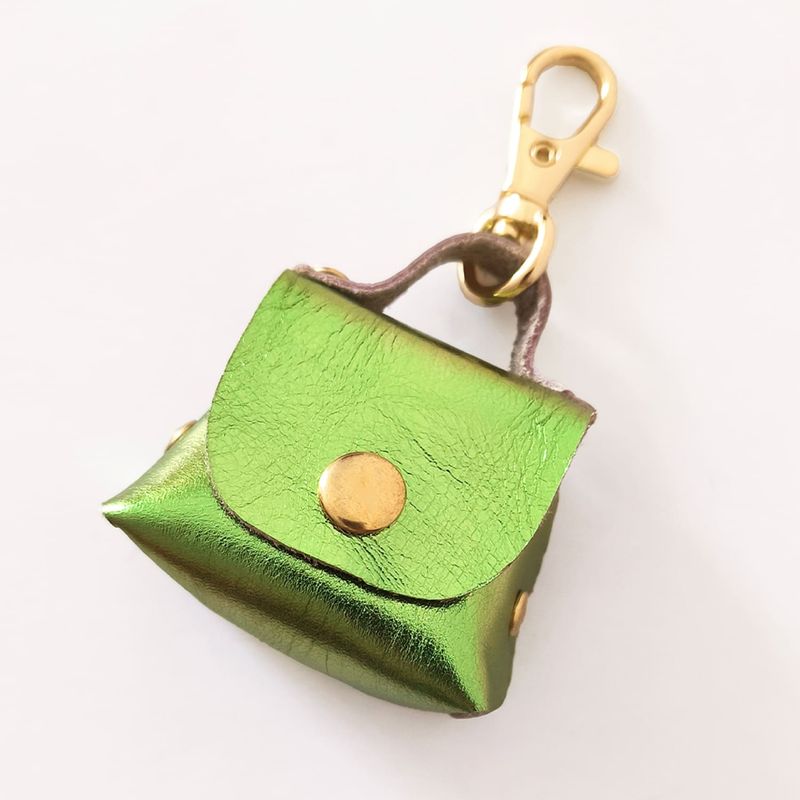 IRISABA - LLAVERO DE CUERO IRISABA PARA MUJER EMMA VERDE