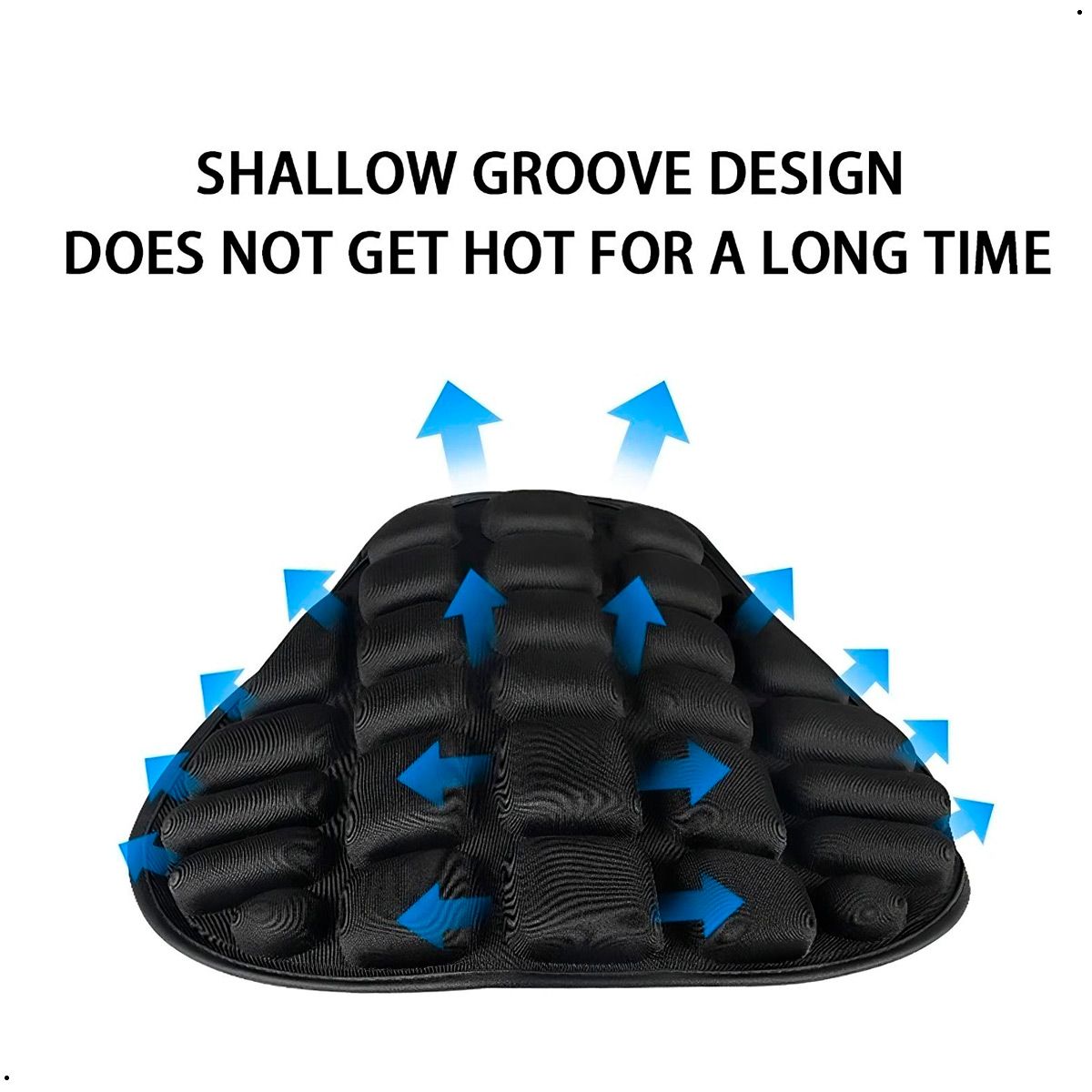 GENERICO - Funda Asiento Motocicleta Cojín Espuma Eva Suave Universal