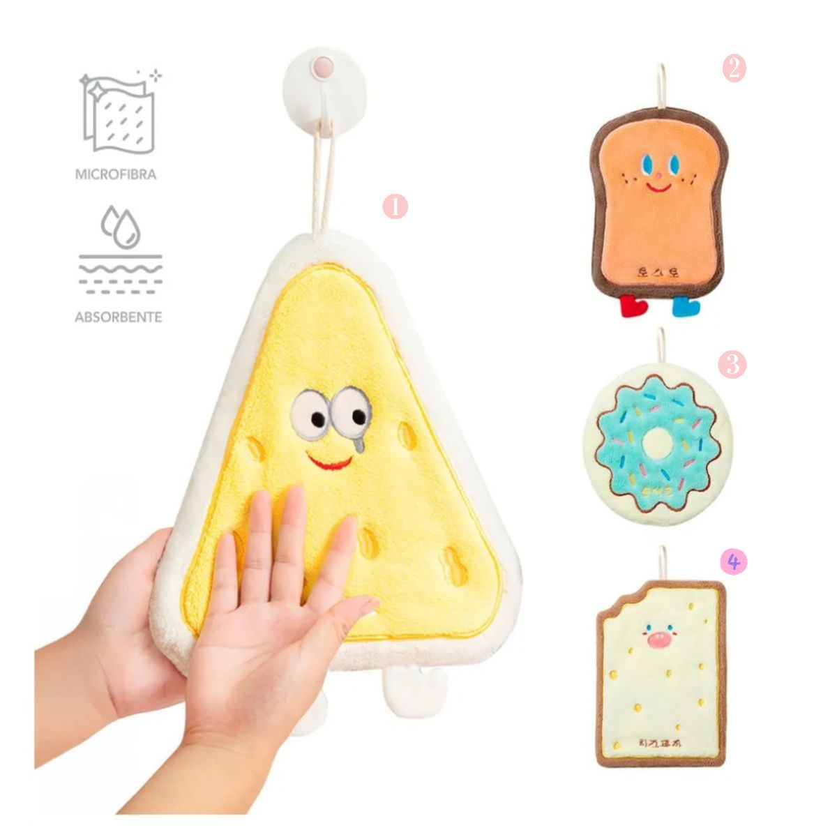 GENERICO - Toalla de Microfibra para Cocina Absorbente para Colgar