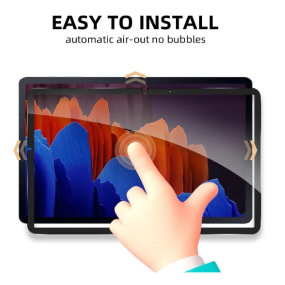 GENERICO - Mica protectora de Pantalla ceramica Antiespia IPAD PRO AIR 3 10. 5 "