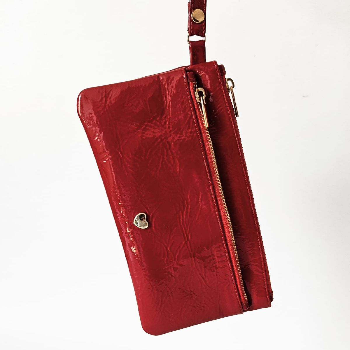 IRISABA - CARTERA DE MANO DE CUERO IRISABA PARA MUJER CASSANDRA ROJO