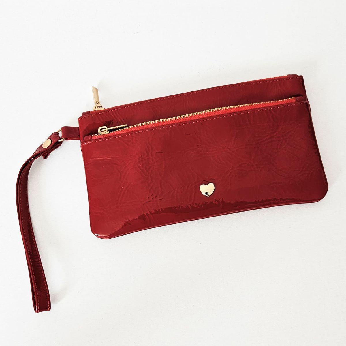 IRISABA - CARTERA DE MANO DE CUERO IRISABA PARA MUJER CASSANDRA ROJO