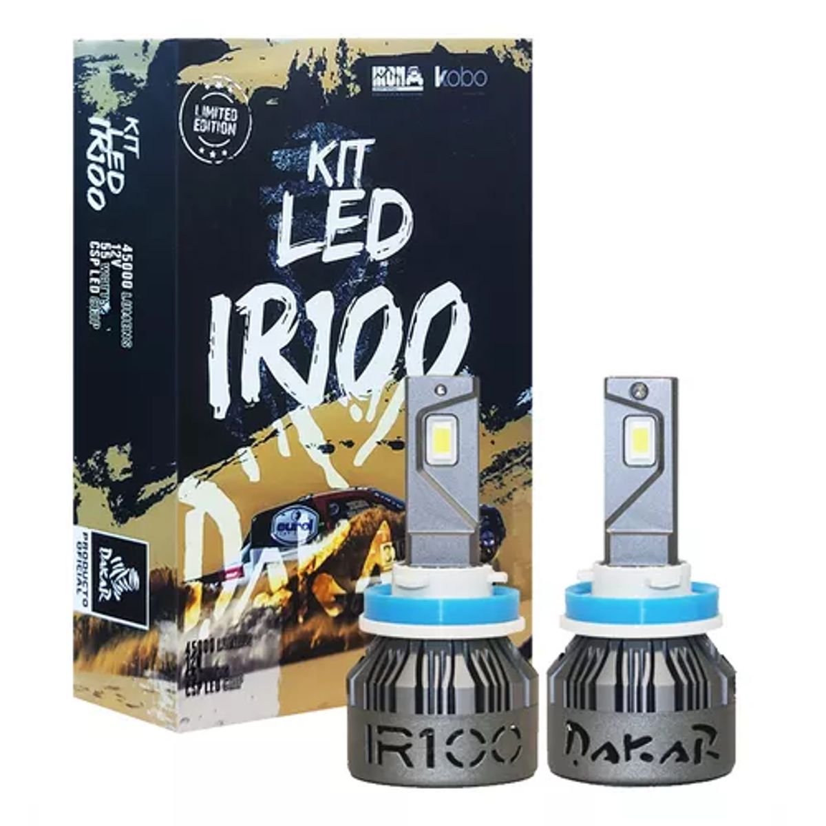 GENERICO - Kit Focos Led Irx H11 Chip Led Csp Canbus Auto Rally Dakar