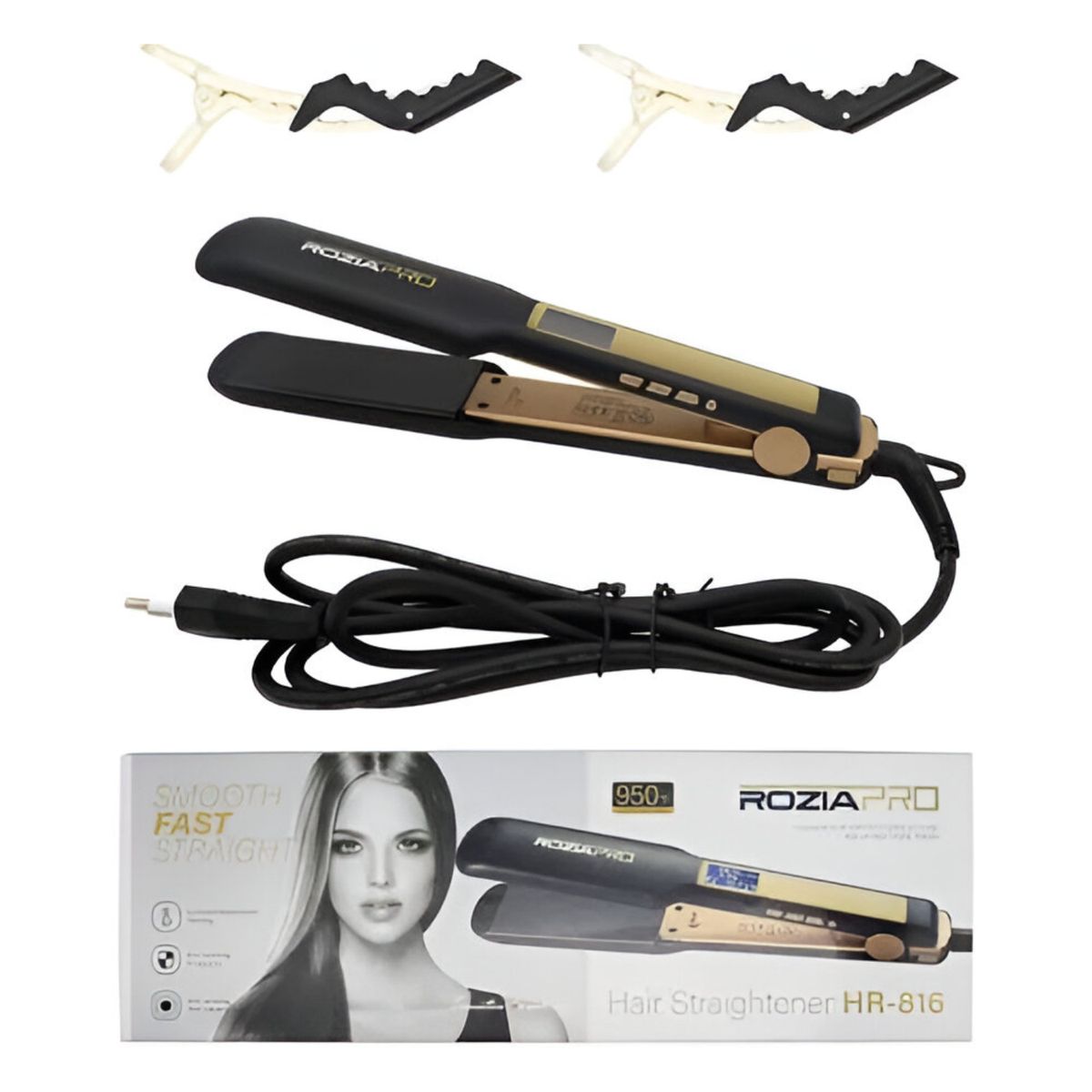 OEM - Plancha Rozia Pro HR 816 Alisado Perfecto en Minutos