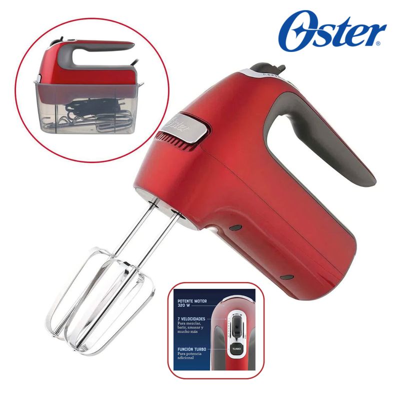 OSTER - Batidora de mano Oster 7Vel F turbo FPSTHM360R