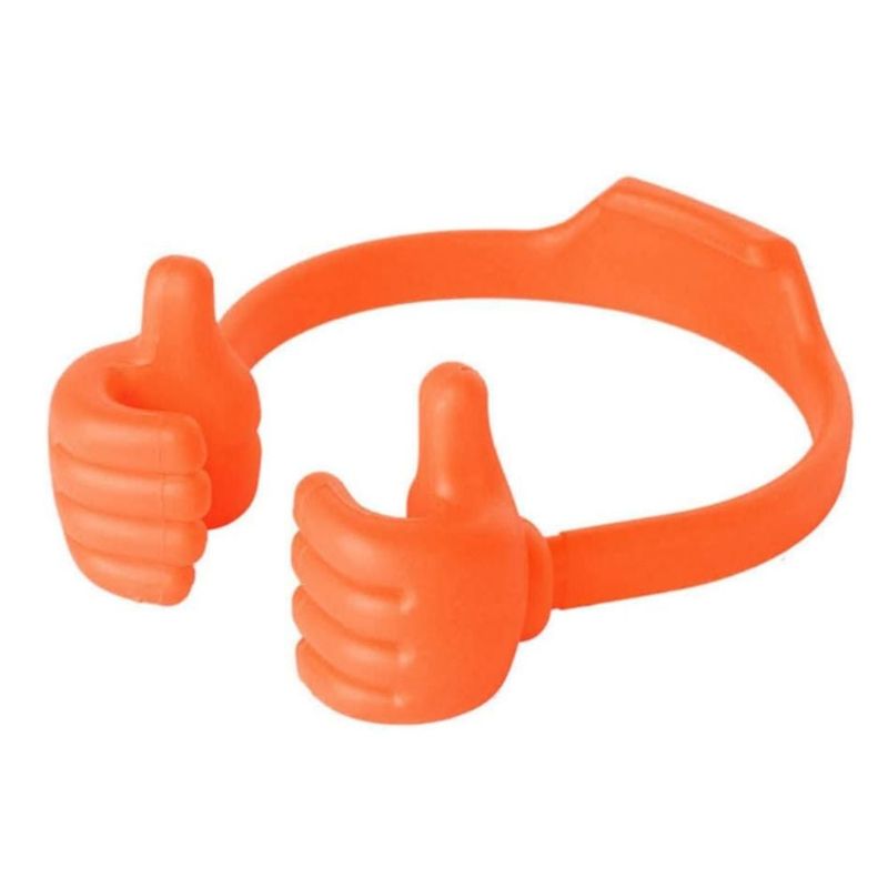 GENERICO - Soporte para teléfono celular Universal Portatil Anaranjado