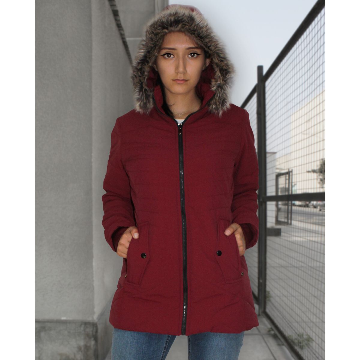 GENERICO - Casaca Parka Abrigo de Invierno para Mujer