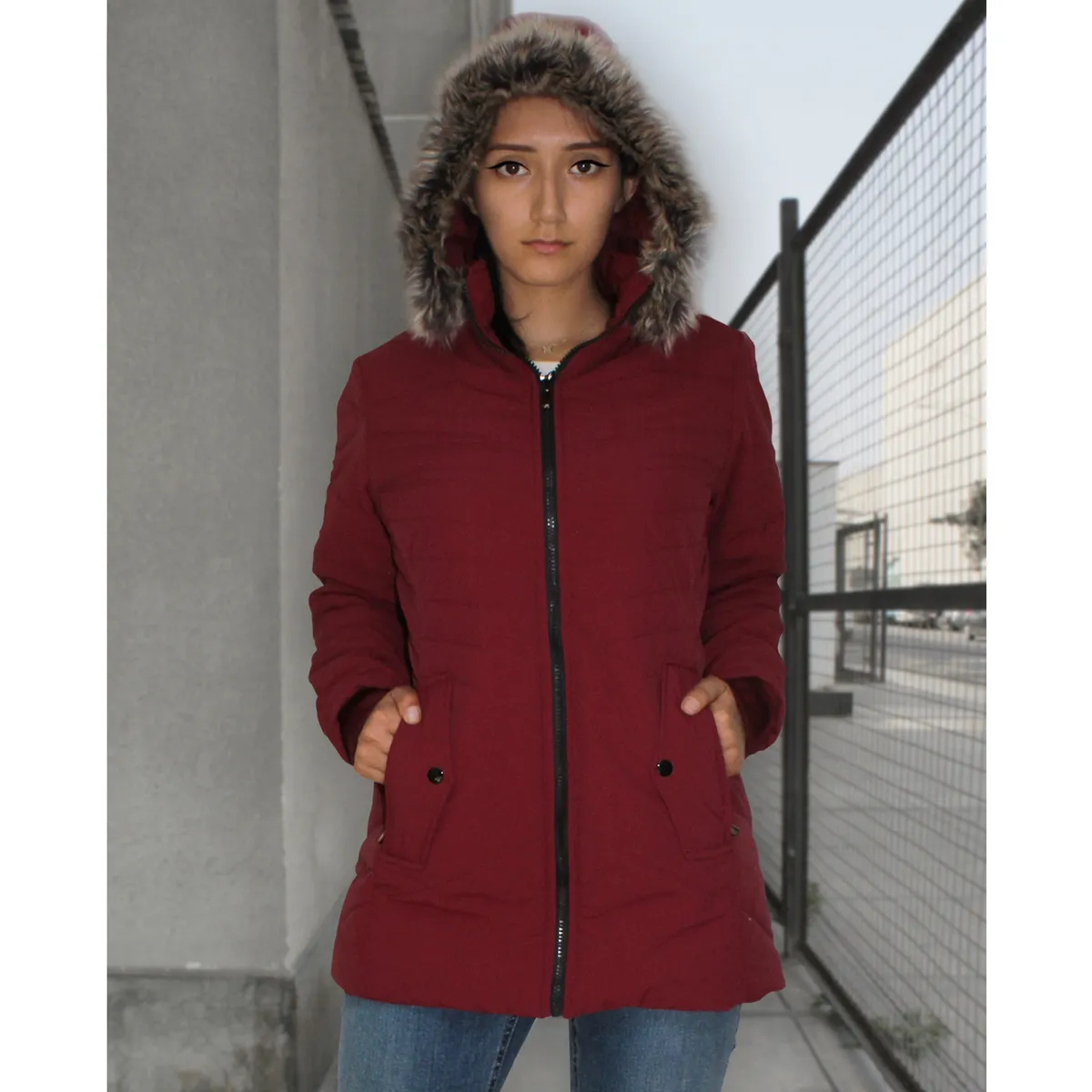 GENERICO - Casaca Parka Abrigo de Invierno para Mujer