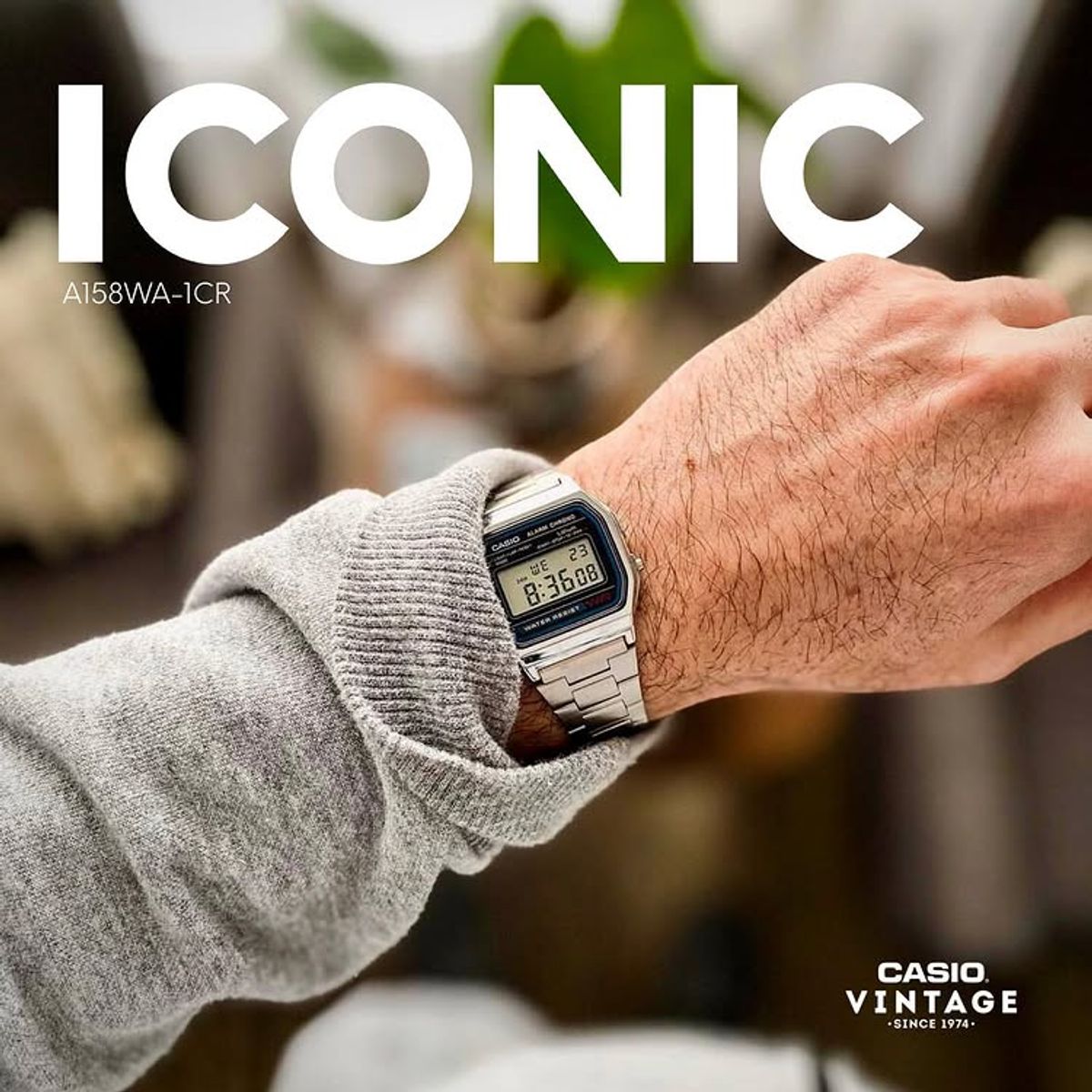 CASIO - Casio Reloj Vintage Retro Digital A158WA