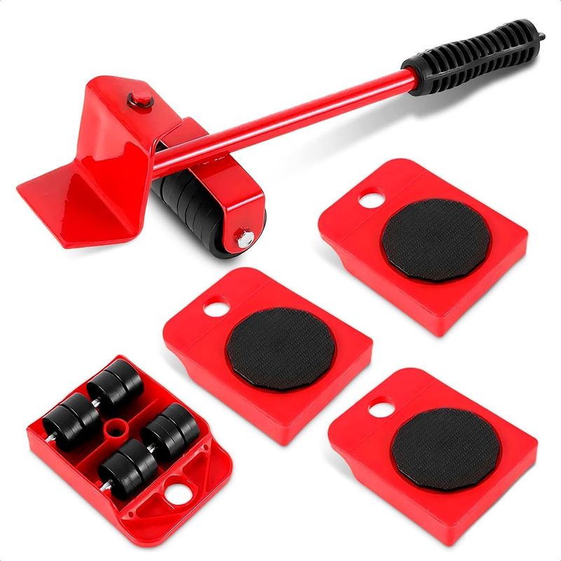 OEM - Juego de 4Ruedas para Mover Deslizar Mueble Pesado Elevador Transporte