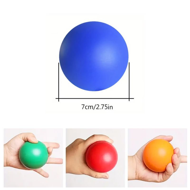 GENERICO - Pack 4 Pelota Antiestrés Relajación Fisioterapia para Mano