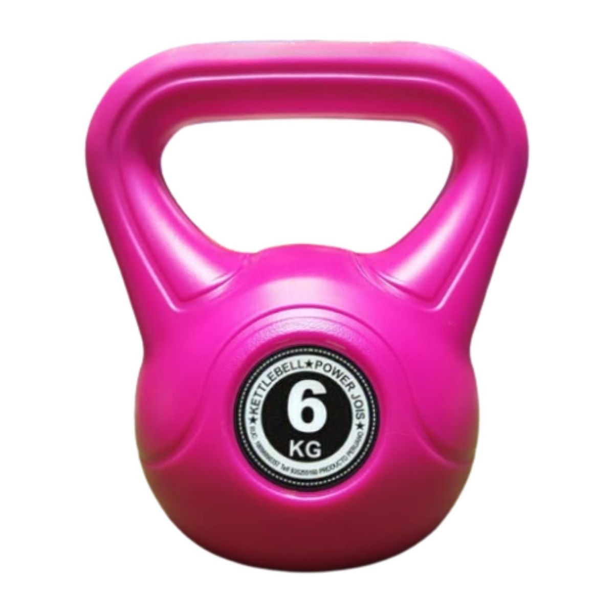 GENERICO - Pesa Rusa o Kettlebell Deporte - 6 kg pvc color Fucsia