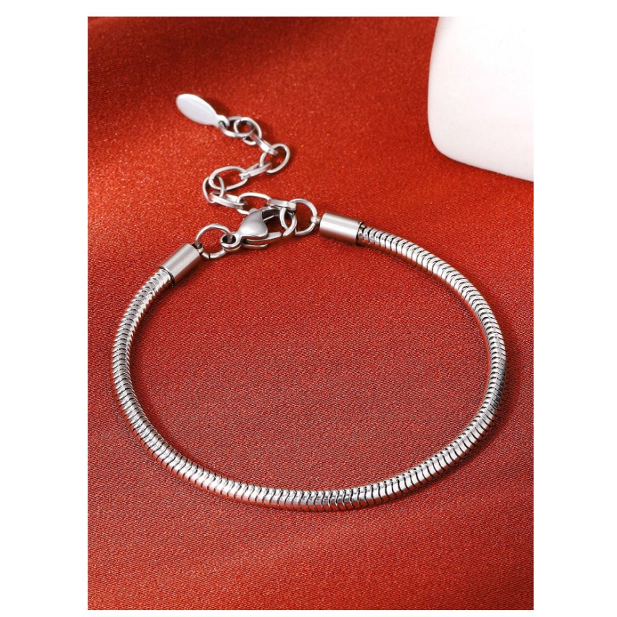 GENERICO - PULSERA TIPO PANDORA DE ACERO INOXIDABLE