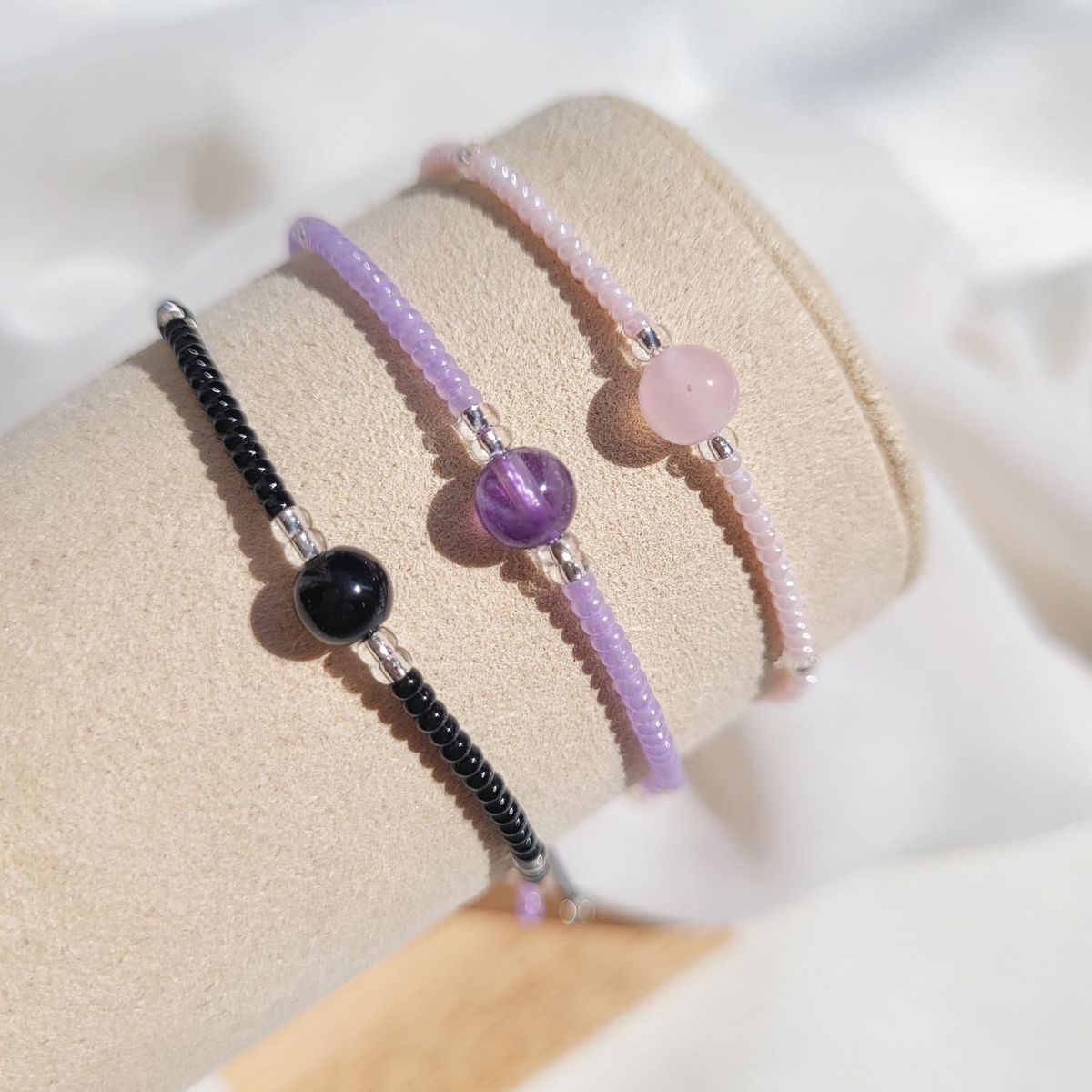 INTUERI - Pulsera Bella Turmalina Negra