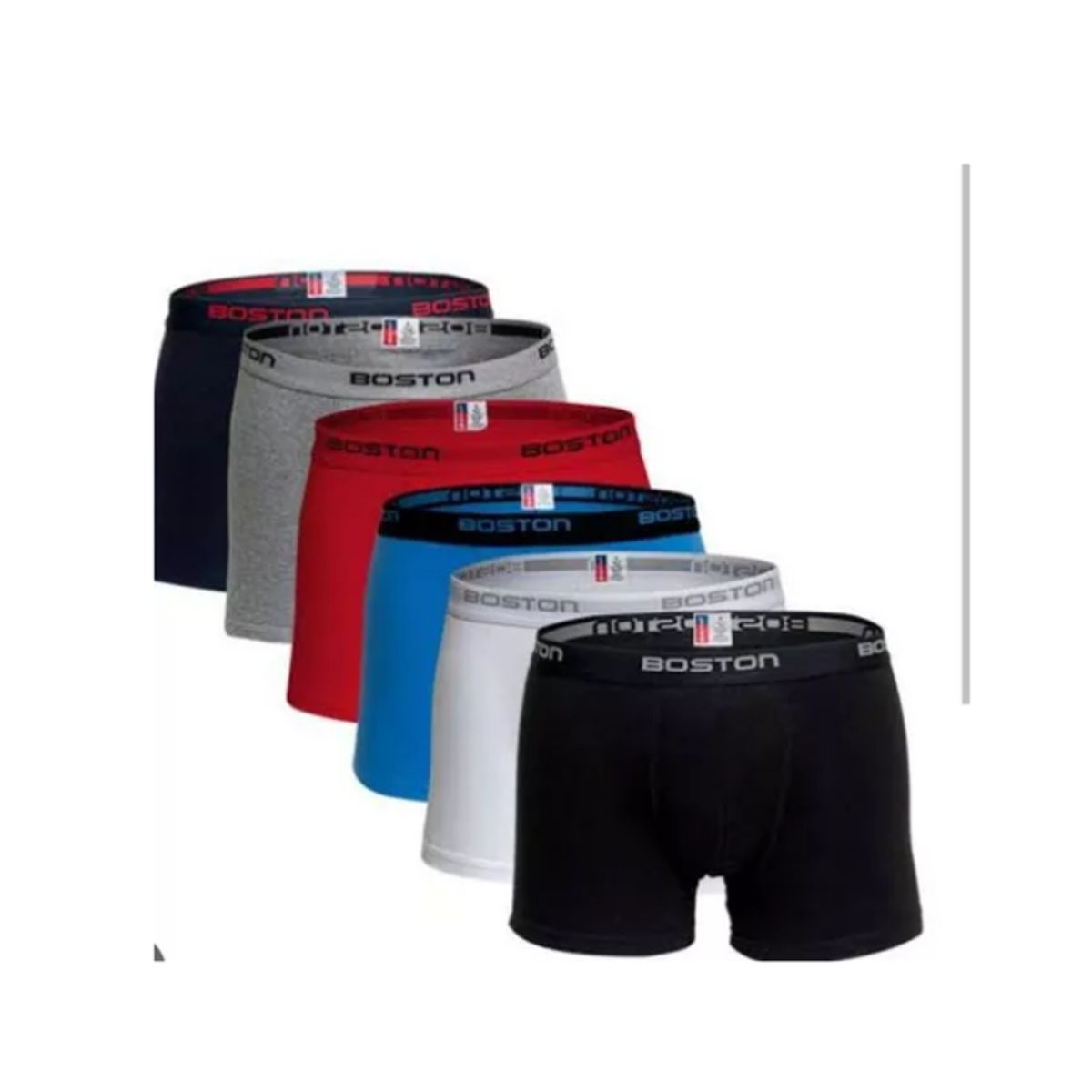 BOSTON - Boston Pack X6 Boxer Corto Multicolor - Ropa Interior