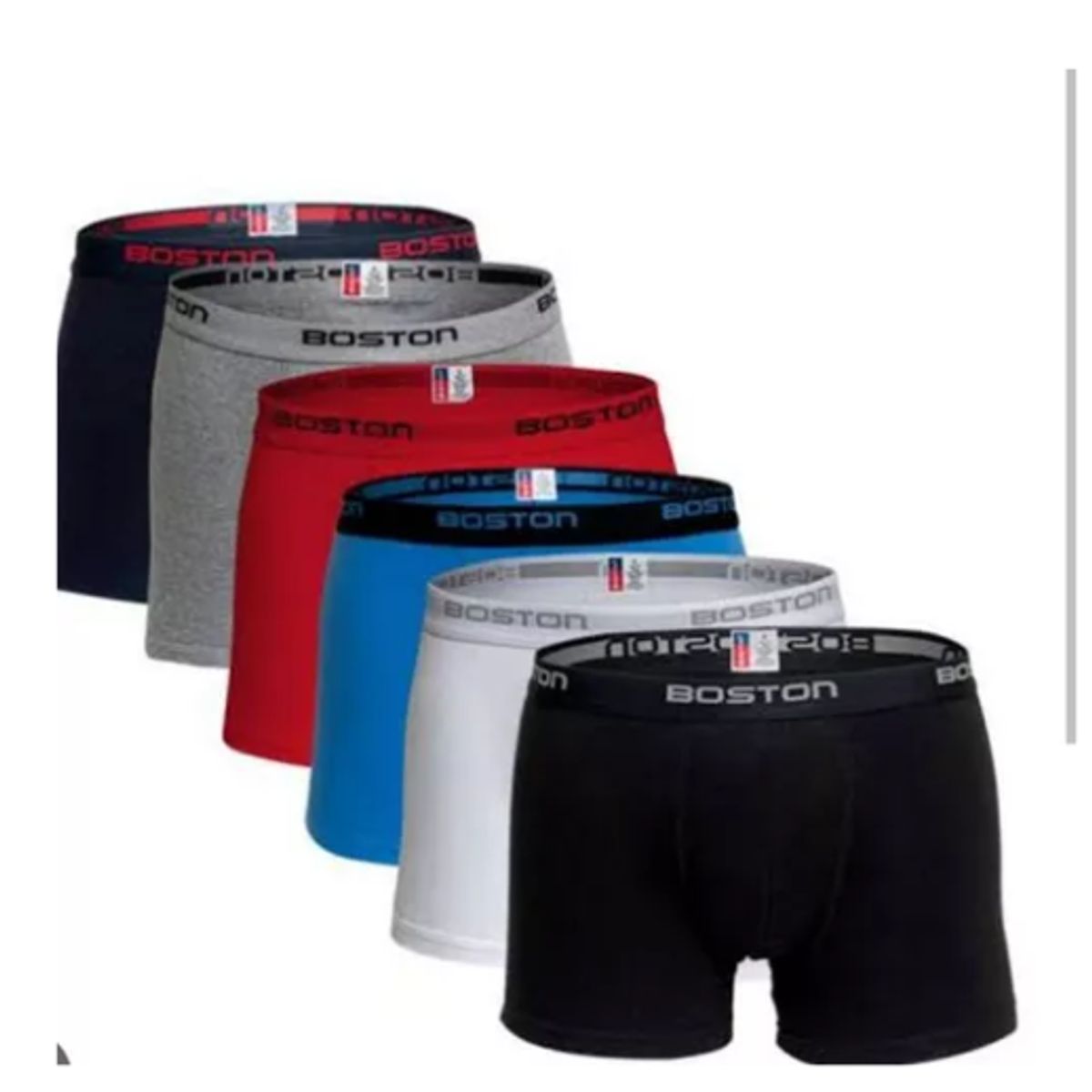 BOSTON - Boston Pack X6 Boxer Corto Multicolor - Ropa Interior
