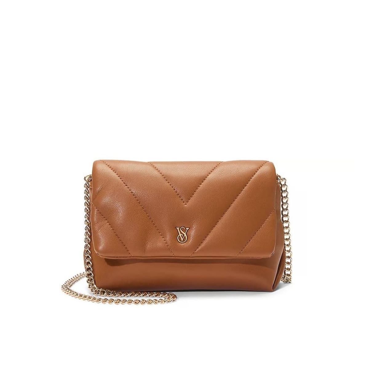 VICTORIA'S SECRET - Mini Cartera Crossbody Camel  Victorias Secret