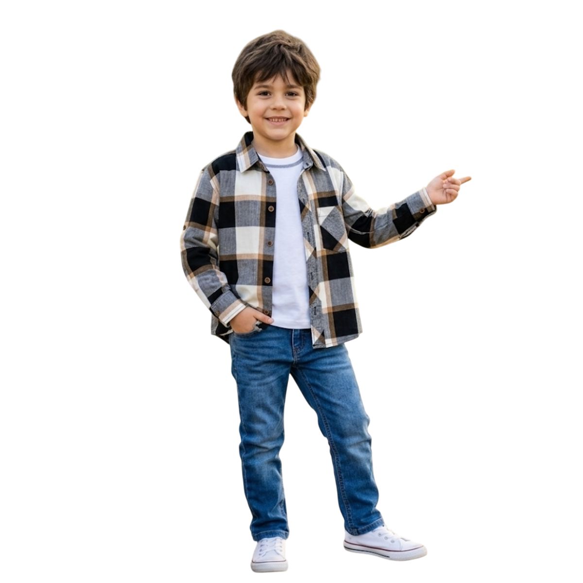 GENERICO - Camisa Niño Dylan Manga Larga + Polo