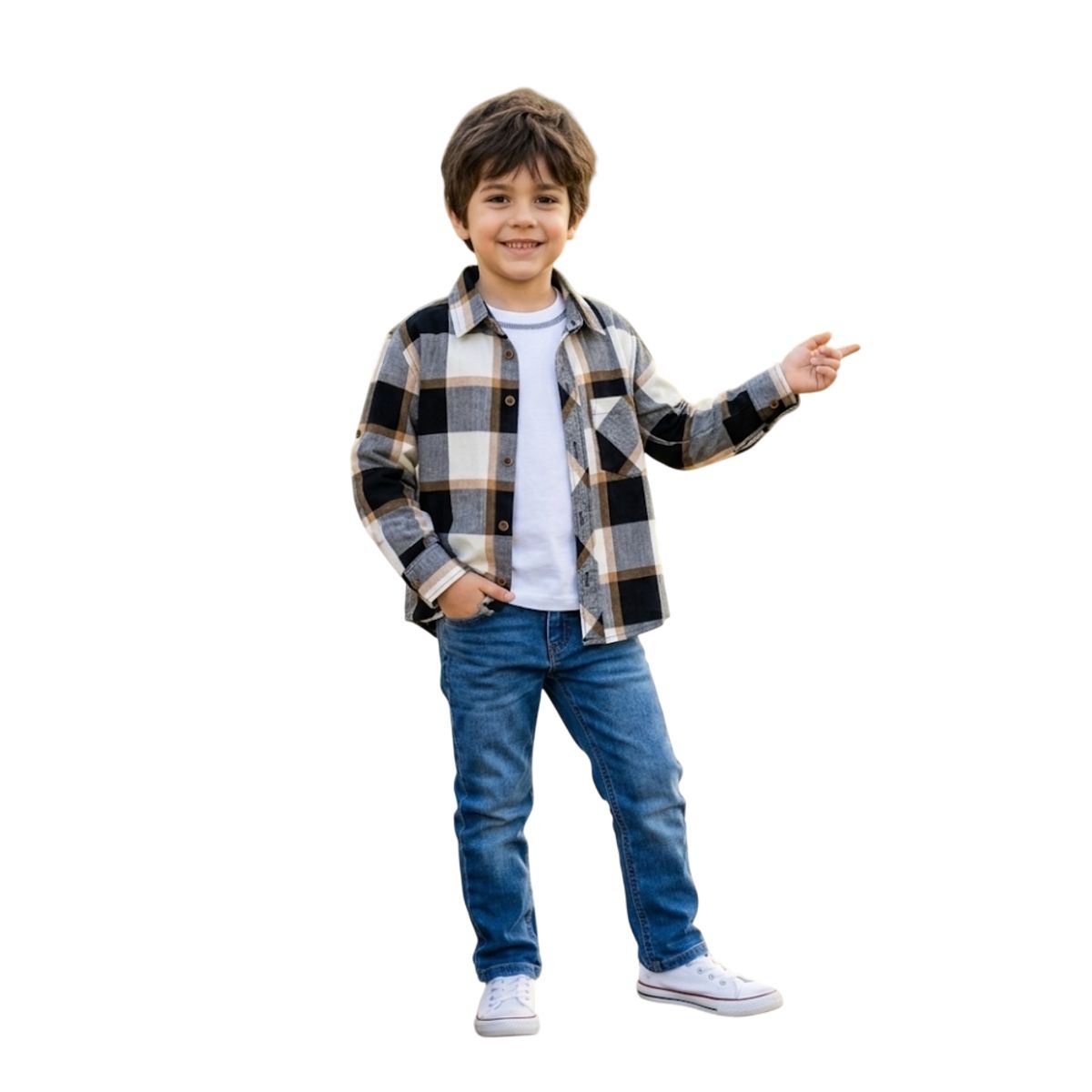 GENERICO - Camisa Niño Dylan Manga Larga + Polo