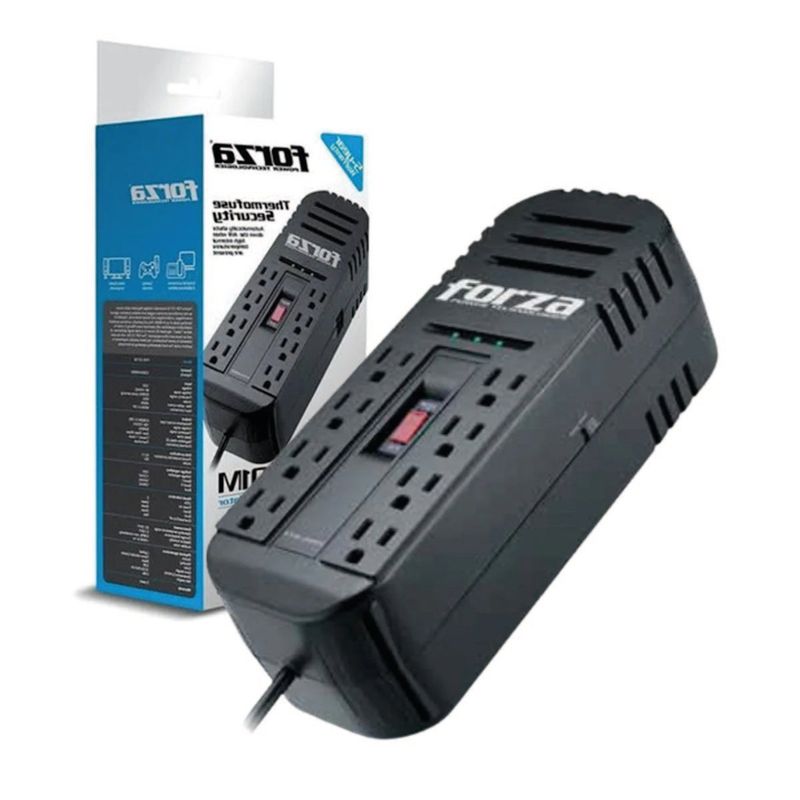 FORZA - Estabilizador Forza 2200VA FVR-2202 1100W 8 Tomas 220V