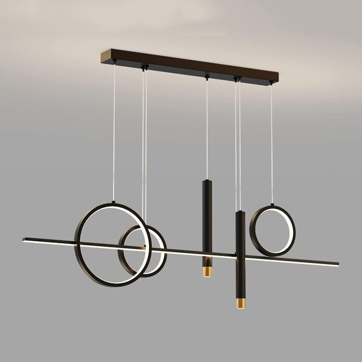 GENERICO - Lámpara Colgante Luz Cálida+Blanca+Intermedia