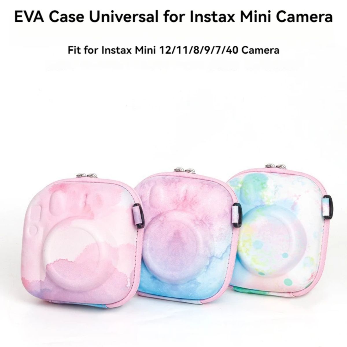 GENERICO - ESTUCHE UNIVERSAL PARA CÁMARA INSTAX MINI 8 - 9 -11 - 12