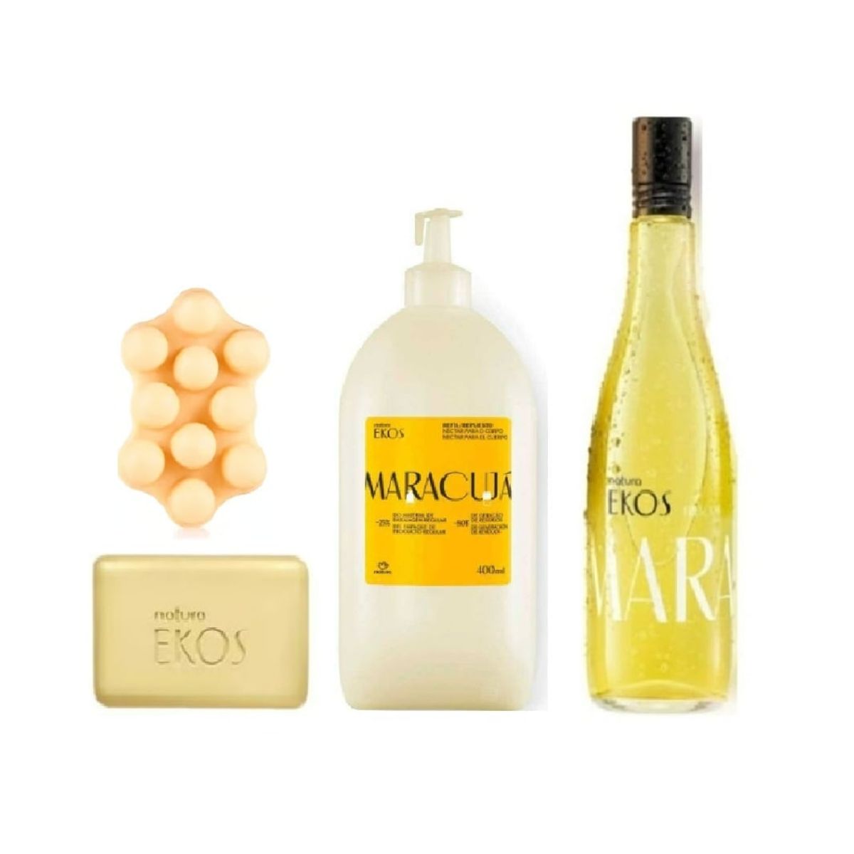 NATURA - Ekos maracuya frescor 150ml+ 2 jabones + nectar 400ml refil