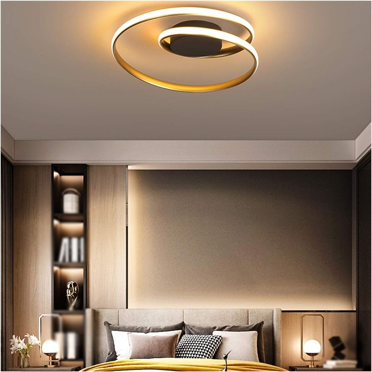 GENERICO - Lámpara Colgante Golden Luz Cálida+Blanca+Intermedia