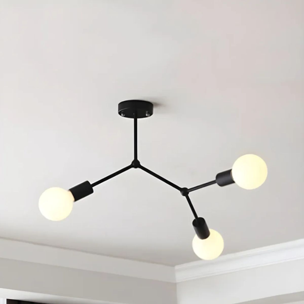 GENERICO - Lámpara Colgante Vintage Black