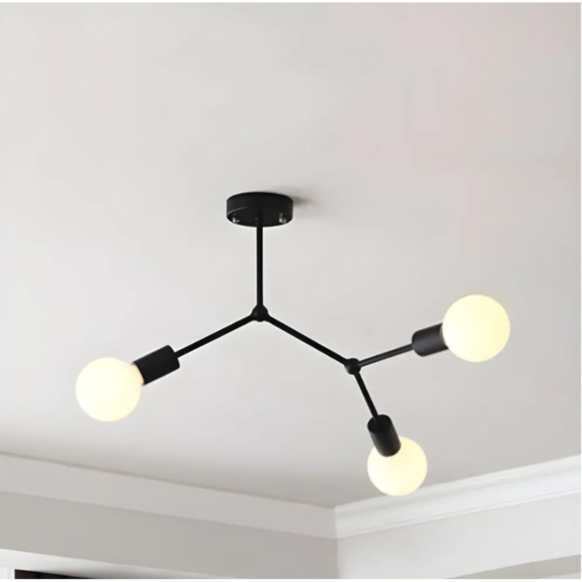 GENERICO - Lámpara Colgante Vintage Black