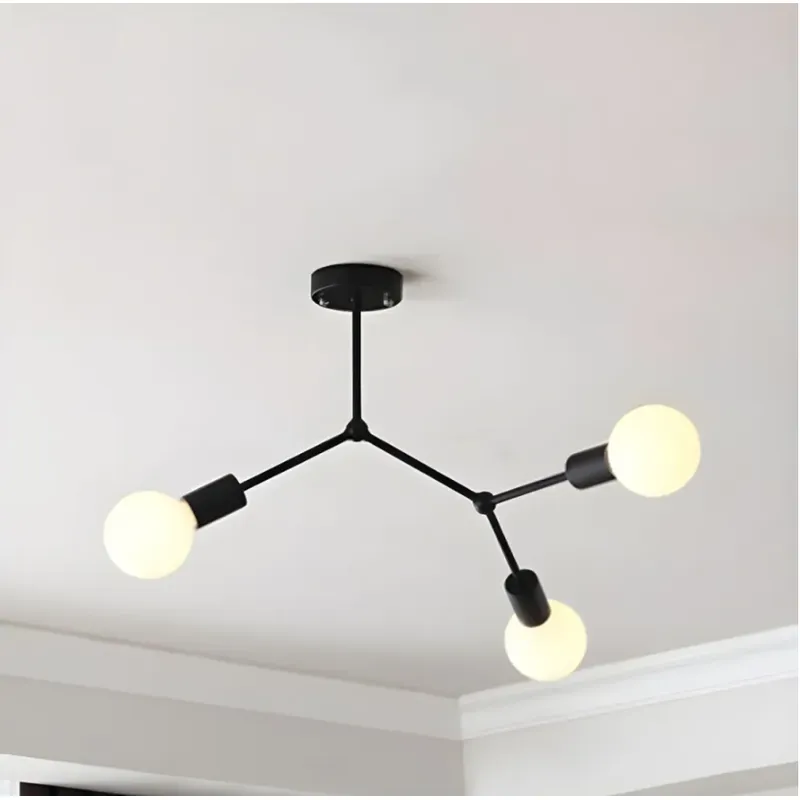 GENERICO - Lámpara Colgante Vintage Black