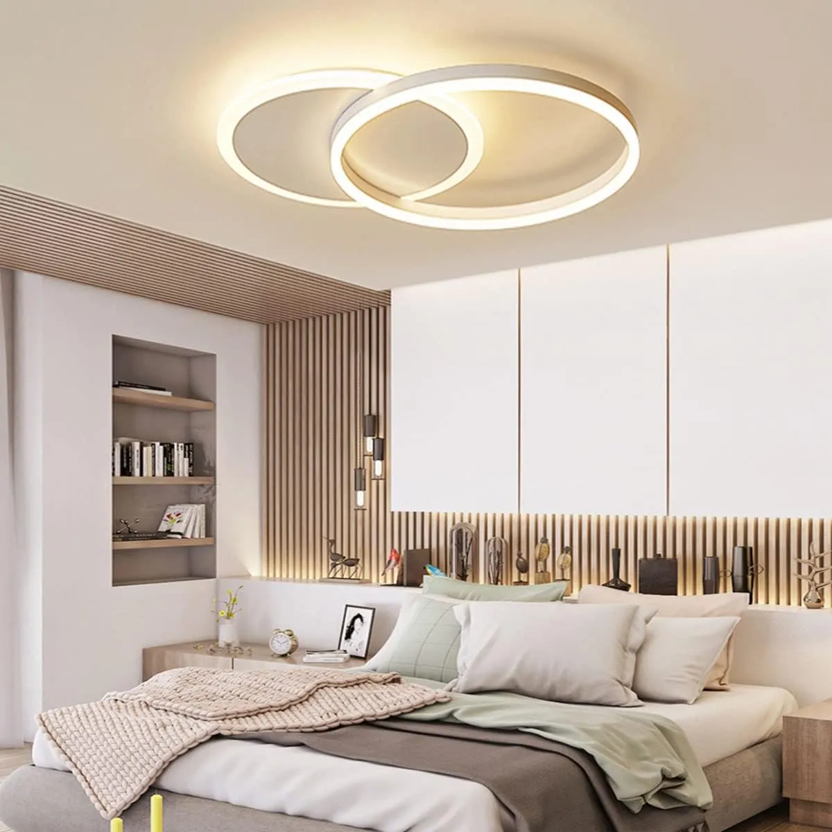 GENERICO - Lámpara Colgante Golden Luz Cálida+Blanca+Intermedia