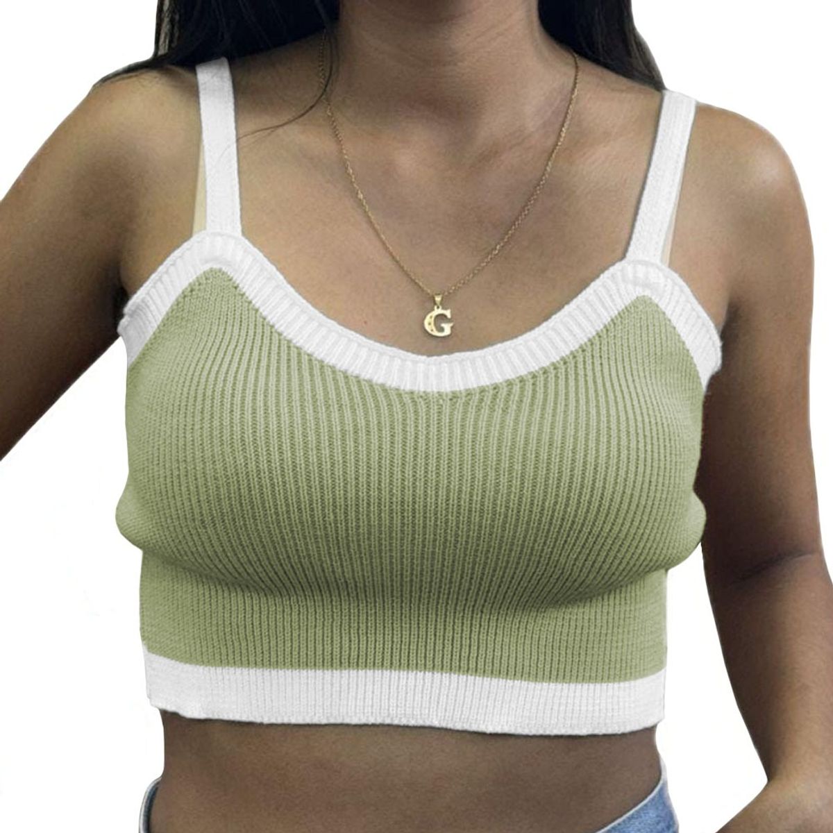 GENERICO - Top Mujer Hilo Nacional 359G-10 Color Verde