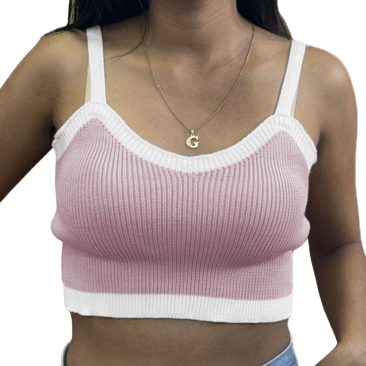 GENERICO - Top Mujer Hilo Nacional 359G-10 Color Rosado