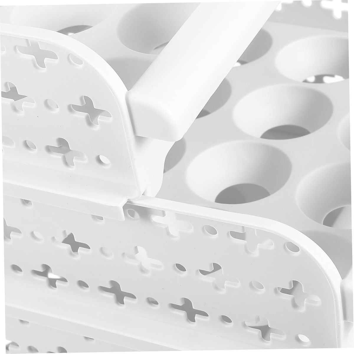 GENERICO - HUEVERA ORGANIZADOR CONTENEDOR PORTA HUEVOS 2 NIVELES DE 40 HUEVOS