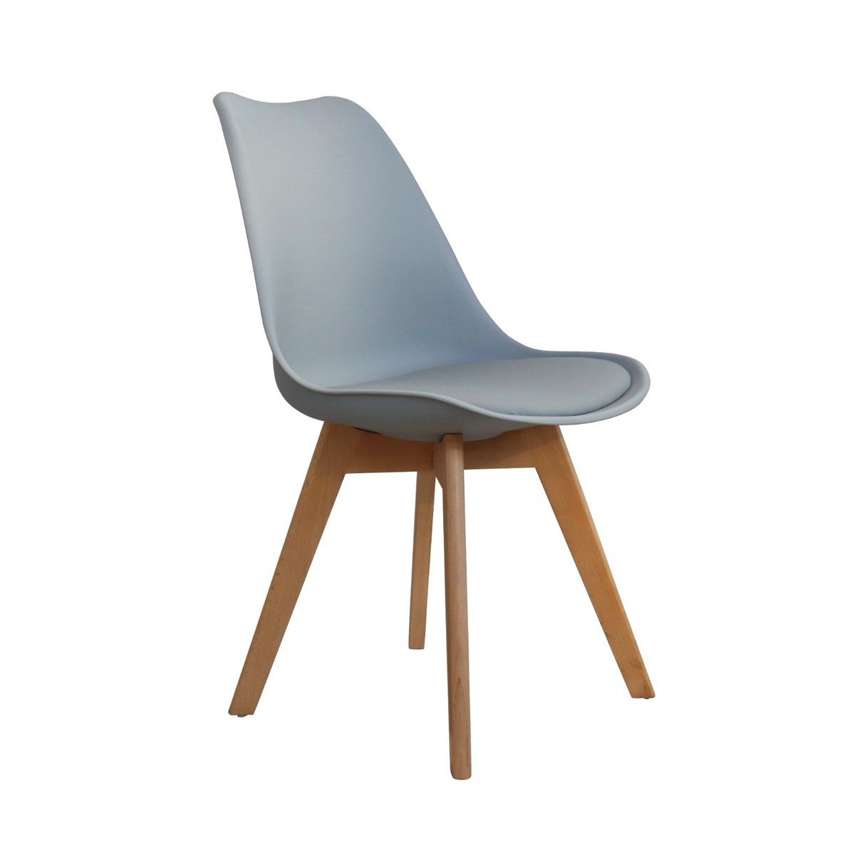 TEMEL - Silla Vintage Gris iMUEBLES-3137 Estilo y Comodidad para Cualquier Espacio