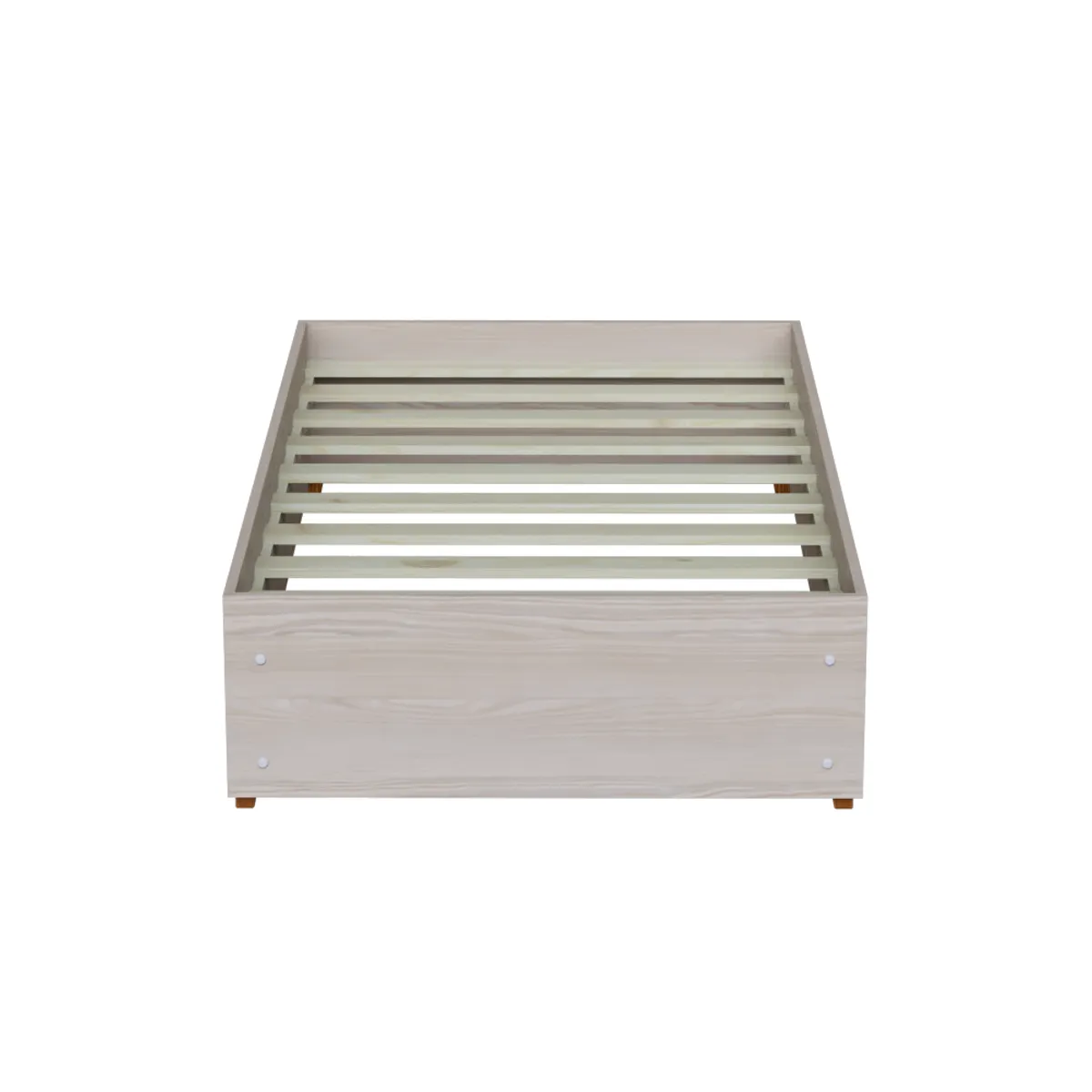 MUEBLES MACRUMO - TARIMA 38CM BÁSICA CON ENCAJE 1PLZ COLOR ARENA