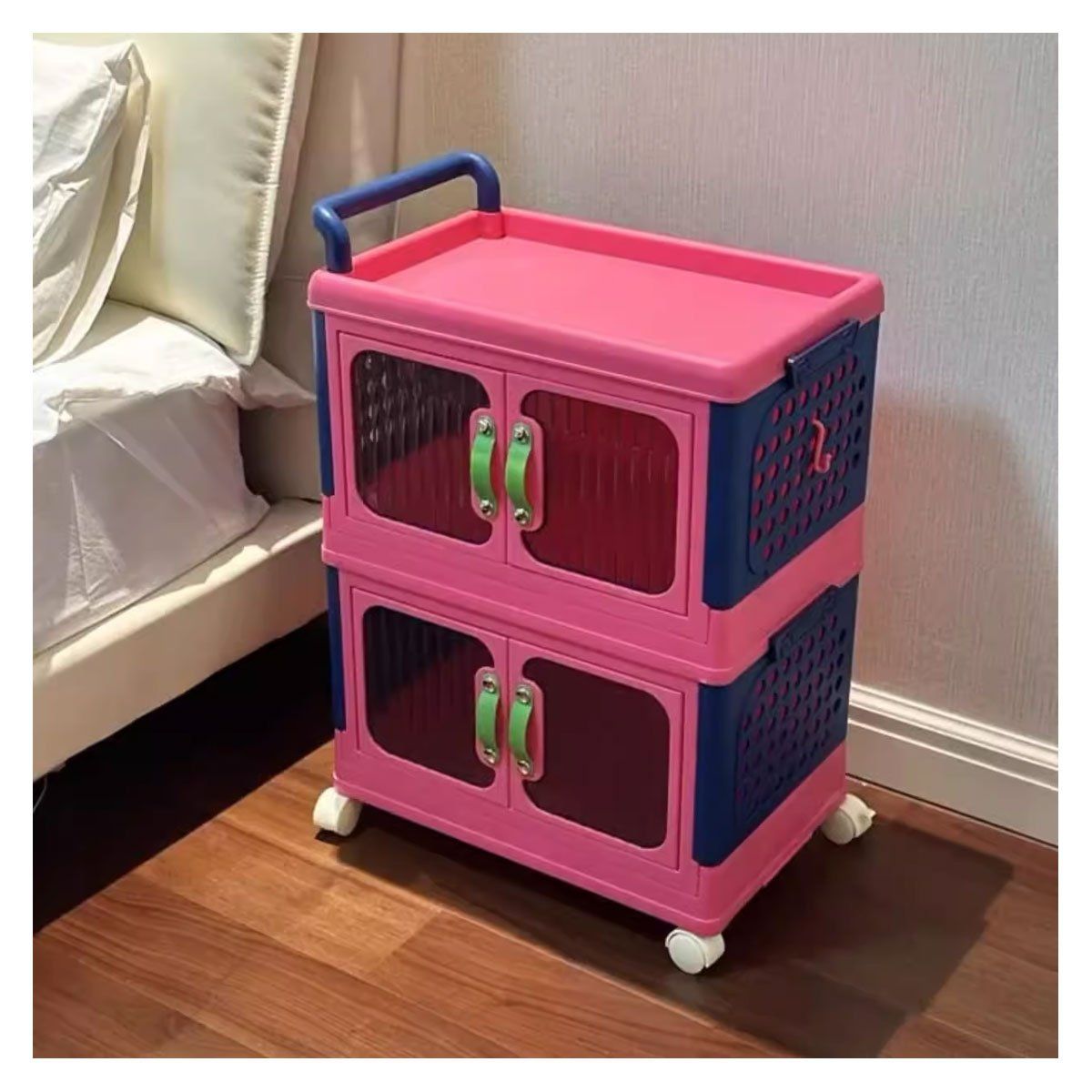 GRETAIL - Carrito Caja Organizador De 2 Niveles Infantil Niño Ropa Juguetes