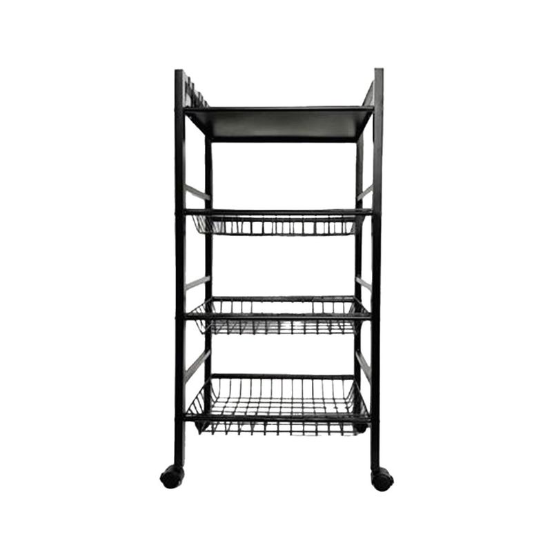 GRETAIL - Estante Organizador Verdulero Frutero Microondas 4 Niveles Ruedas YG97