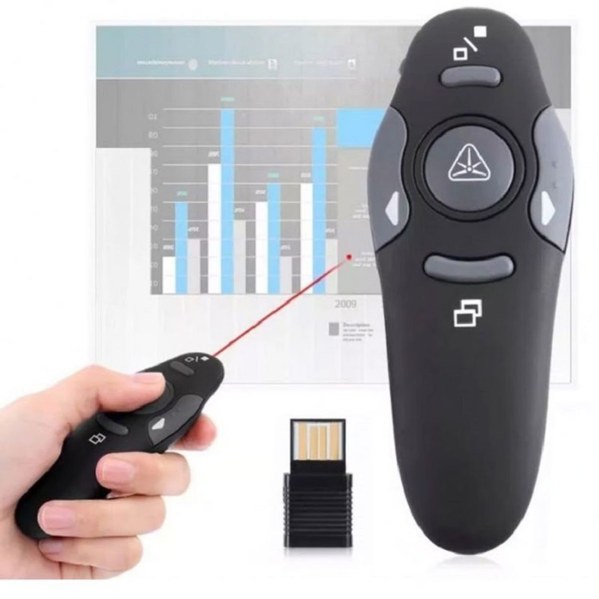 GENERICO - Puntero Láser Presentador De Diapositivas Inalambrico