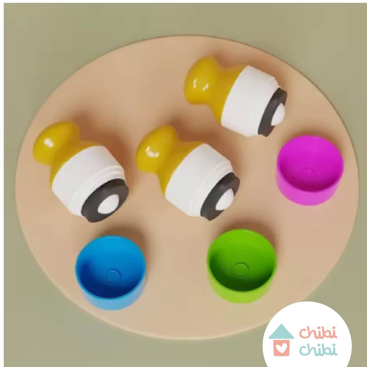 CHIBI CHIBI - Aplicador de bloqueador - Rosado