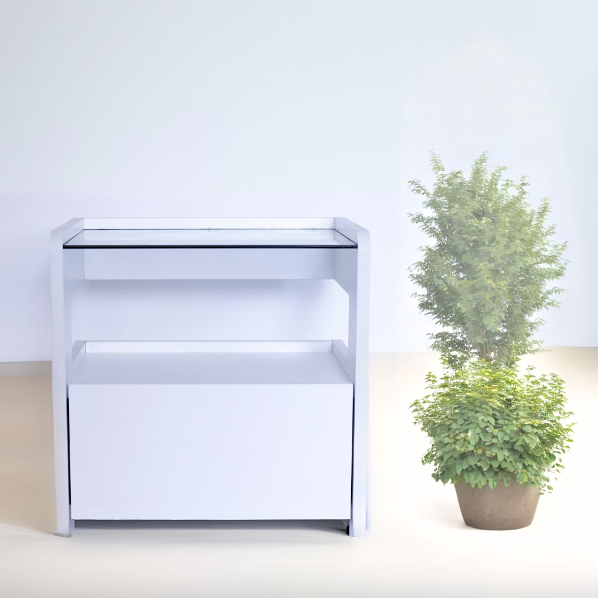 73 EXPERIENCE - Velador Ares Color Blanco 73 Experience