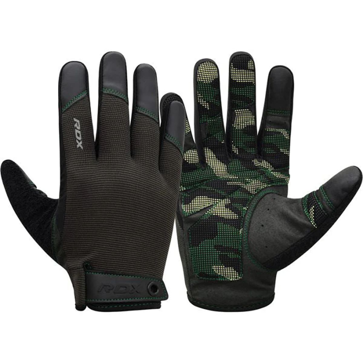 RDX - Guantes para Levantamiento de Pesas T2F Verde - L