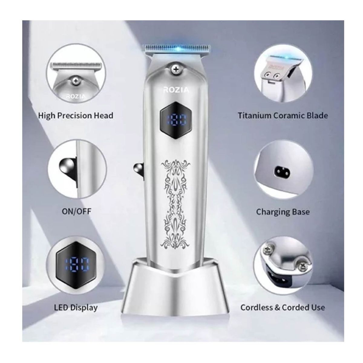 GENERICO - Maquina de cortar cabello TRIMER  Profesional VGR