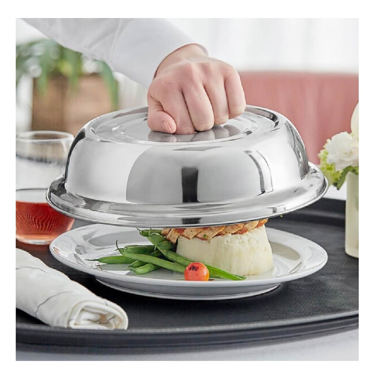 TRAMONTINA - Campana para Plato TRAMONTINA  Ace. Inox. 28 cm